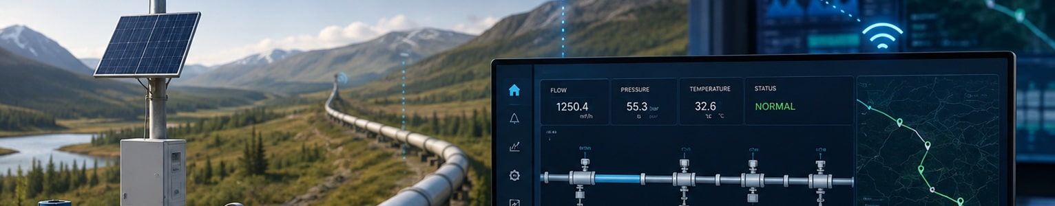Remote Monitoring Pipelines SCADA Banner